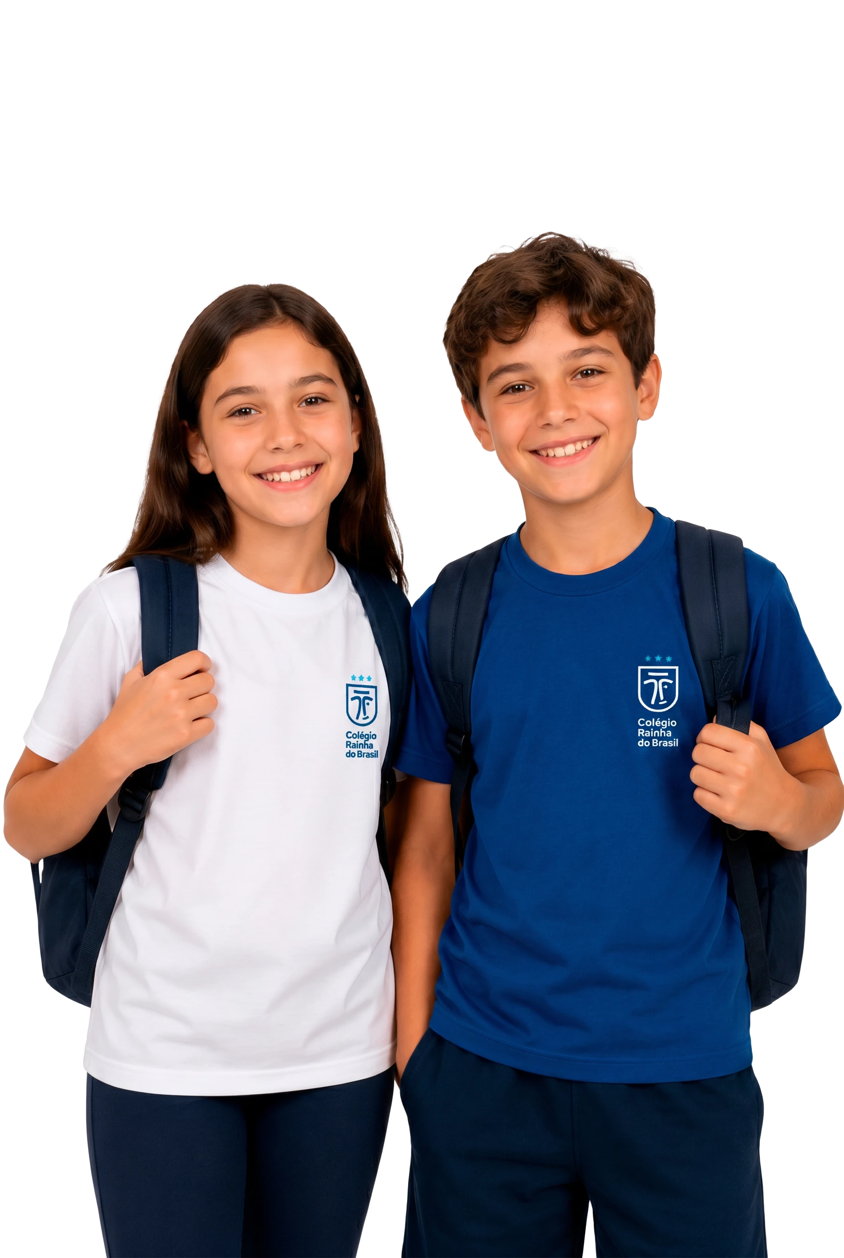 Estudantes do Colégio Rainha do Brasil em atividade
