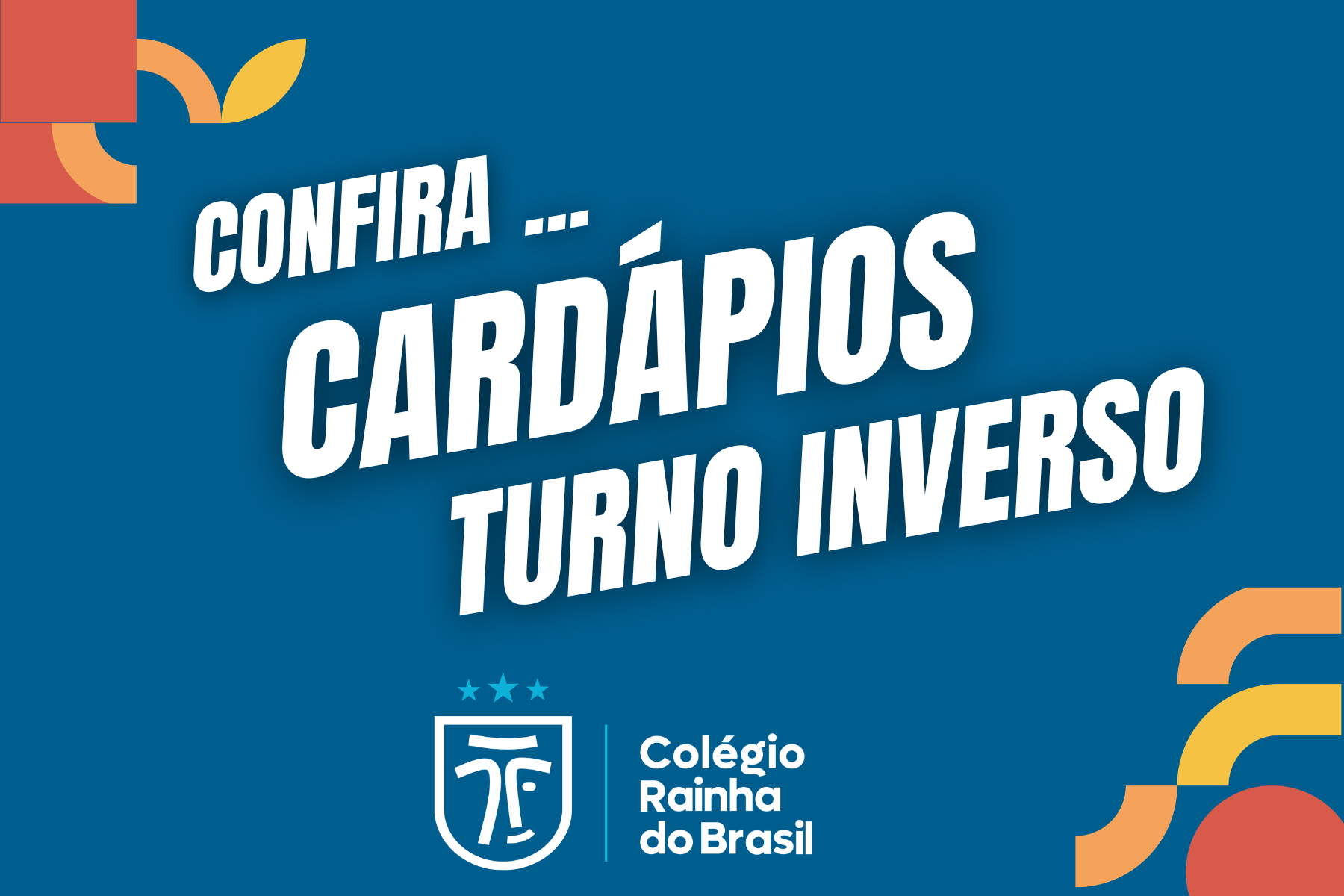 Cardápio do Turno Inverso