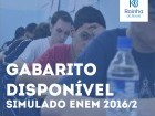 Gabarito simulado ENEM 2016/2