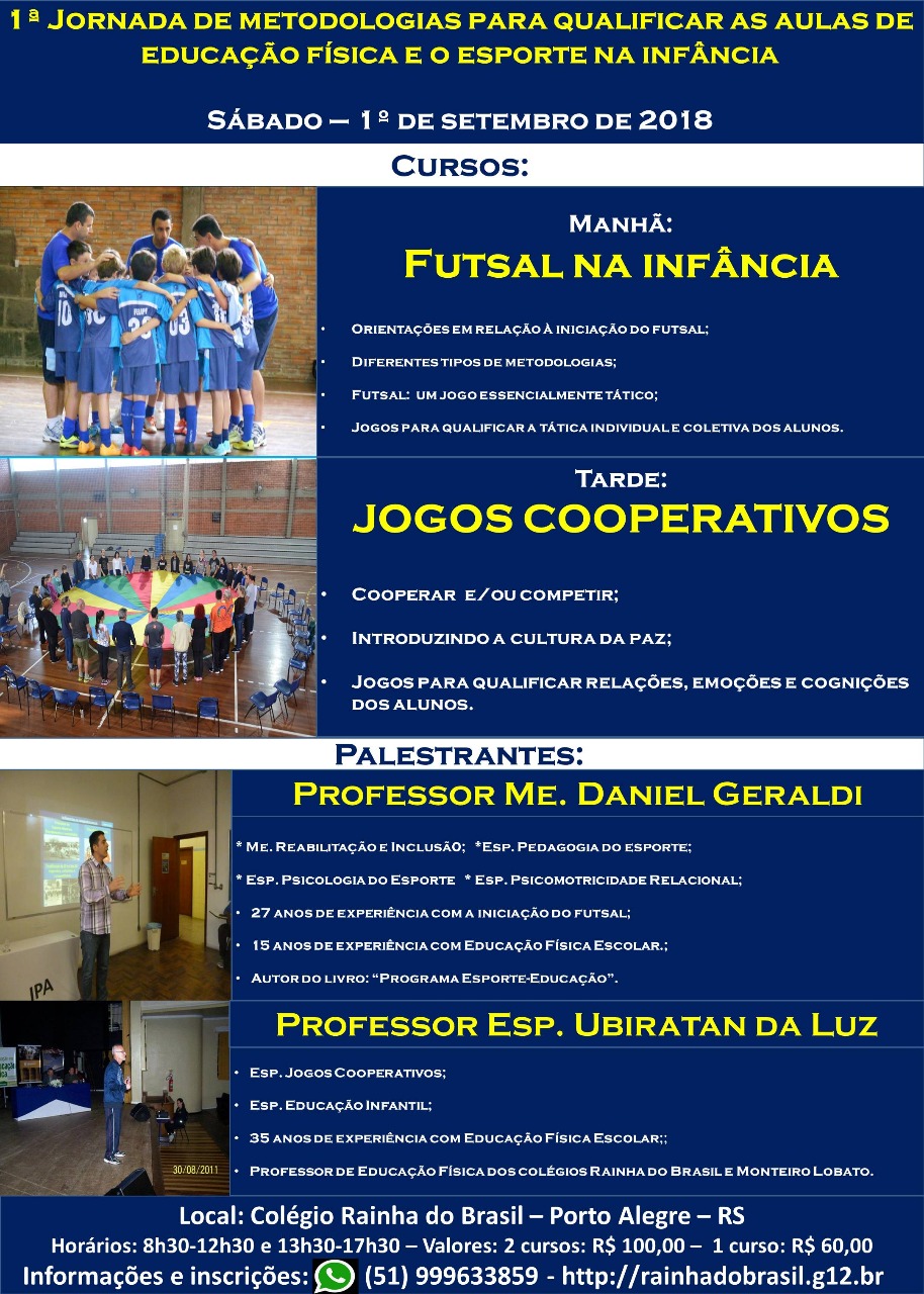 Programação Curso Futsal na Infância